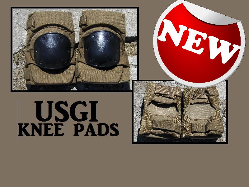 UNISSUED USGI MEDIUM Knee Pads 1 Pair (COYOTE)